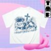 Noissey Store Merch White T-Shirt With Colorful Trust God’s Plan Screen Print Noissey Store Merch White T-Shirt With Colorful Trust God’s Plan Screen Print