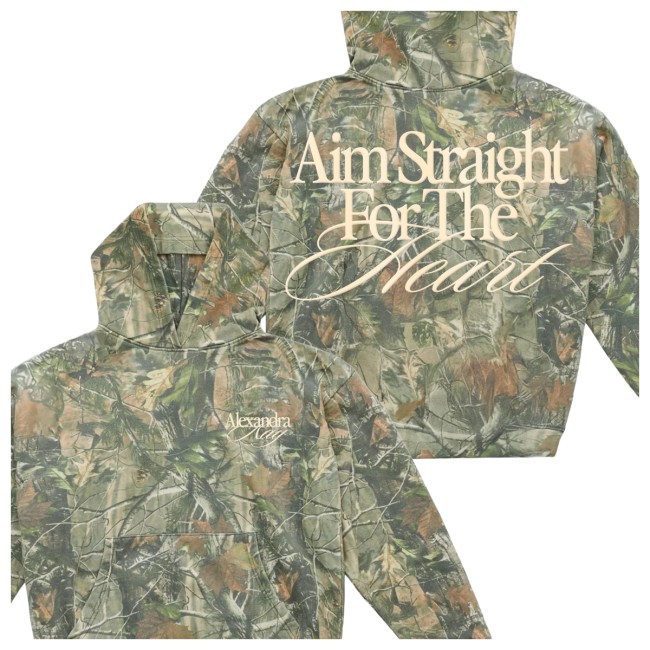 Alexandra Kay Merch Store Straight For The Heart Camo Hoodie Alexandra Kay Merch Store Straight For The Heart Camo Hoodie