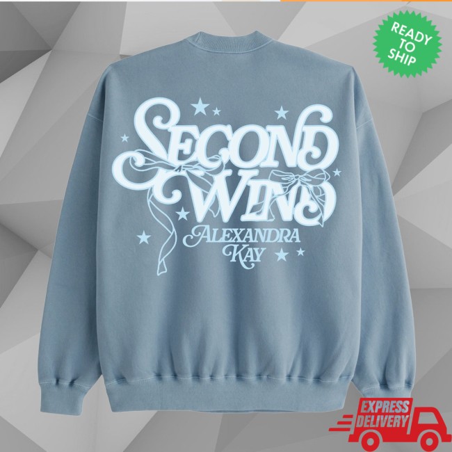 Alexandra Kay Merch Store Starry Pigment Slate Blue Crewneck Alexandra Kay Merch Store Starry Pigment Slate Blue Crewneck