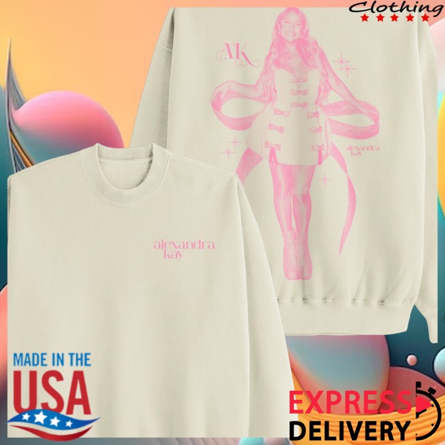 Alexandra Kay Merch Store Bow Sand Crewneck Alexandra Kay Merch Store Bow Sand Crewneck