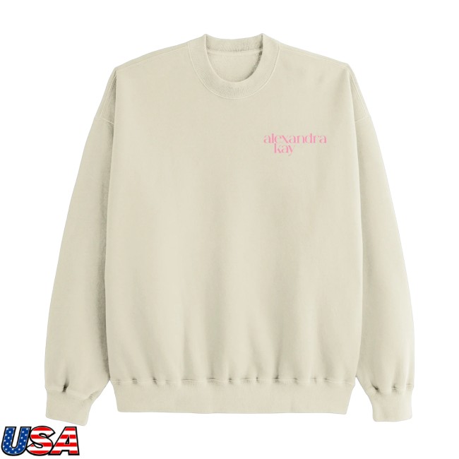 Alexandra Kay Merch Store Bow Sand Crewneck Alexandra Kay Merch Store Bow Sand Crewneck