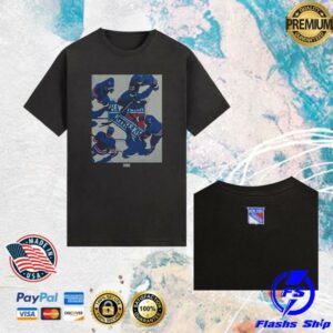 Kith Merch Store Kith For The New York Rangers On Ice Vintage Tee