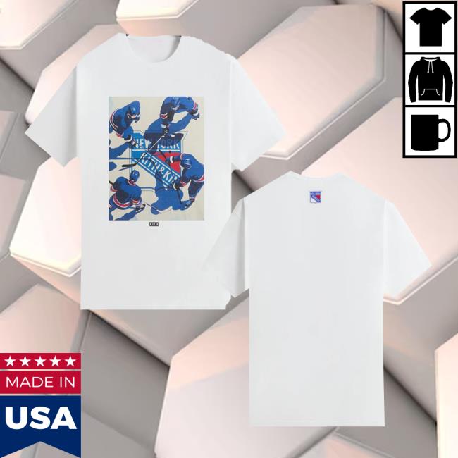 Kith Merch Store Kith For The New York Rangers On Ice Vintage Tee Kith Merch Store Kith For The New York Rangers On Ice Vintage Tee