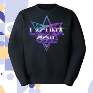 Lacuna Coil Merch Store Retro Wave 80 Sweater