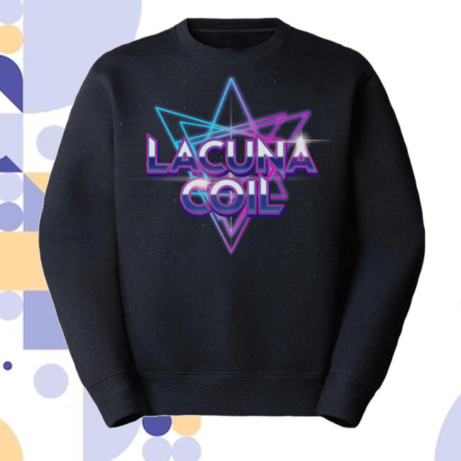 Lacuna Coil Merch Store Retro Wave 80 Sweater Lacuna Coil Merch Store Retro Wave 80 Sweater
