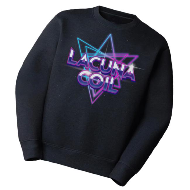 Lacuna Coil Merch Store Retro Wave 80 Sweater Lacuna Coil Merch Store Retro Wave 80 Sweater