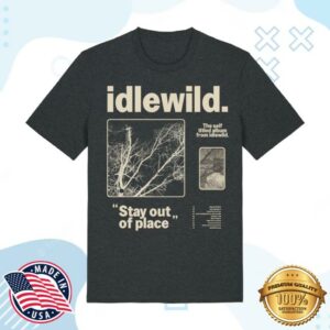 Idlewild Merch Store 2025 Tour T-Shirt Heather Grey