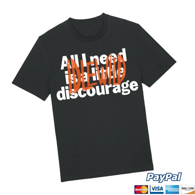 Idlewild Merch Store Little Discourage T-Shirt Idlewild Merch Store Little Discourage T-Shirt