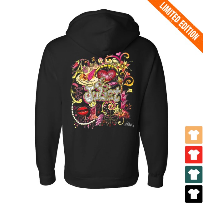 Broadway Merchandise Shop Store Merch & Juliet Lady Pink Pullover Hoodie Broadway Merchandise Shop Store Merch & Juliet Lady Pink Pullover Hoodie