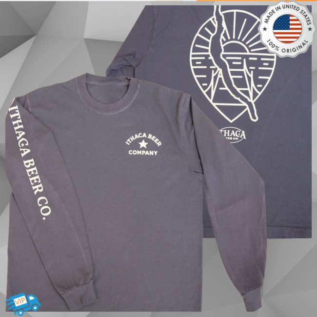 Ithaca Beer Store Merch Ithaca Beer Cayuga Lake Unisex Long-Sleeve Tee Ithaca Beer Store Merch Ithaca Beer Cayuga Lake Unisex Long-Sleeve Tee
