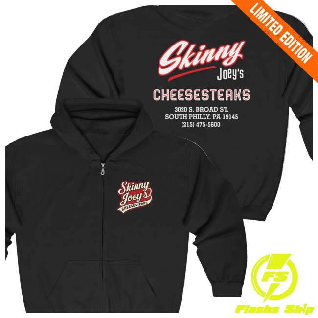 Skinny Joey’s Cheesesteaks Store Merch Skinny Joey’s Swag Zip Hoodie Skinny Joey’s Cheesesteaks Store Merch Skinny Joey’s Swag Zip Hoodie