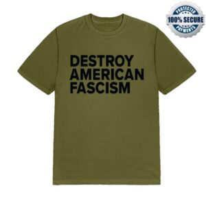 Tom Morello Merch Store Destroy American Fascism T-Shirt