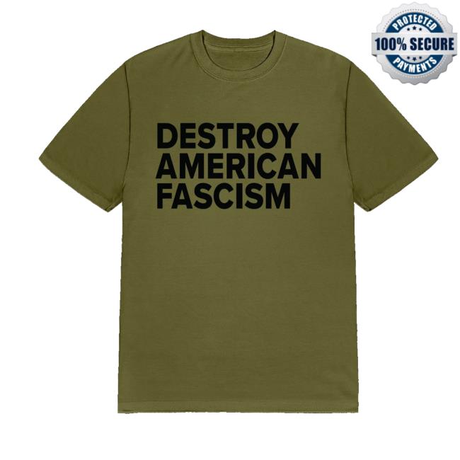 Tom Morello Merch Store Destroy American Fascism T-Shirt Tom Morello Merch Store Destroy American Fascism T-Shirt