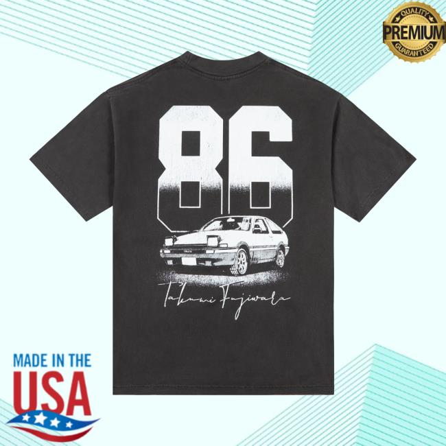 Hypland Merch Store Initial D Fujiwara 86 Shirt Hypland Merch Store Initial D Fujiwara 86 Shirt