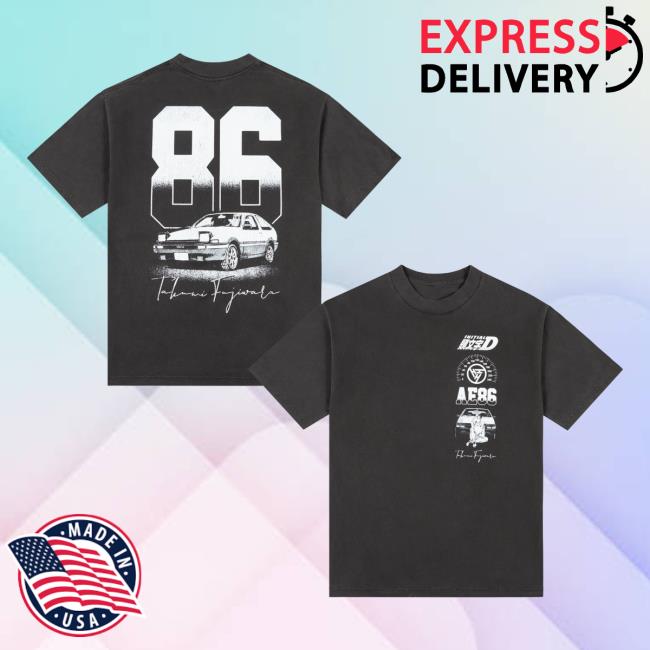 Hypland Merch Store Initial D Fujiwara 86 Shirt Hypland Merch Store Initial D Fujiwara 86 Shirt