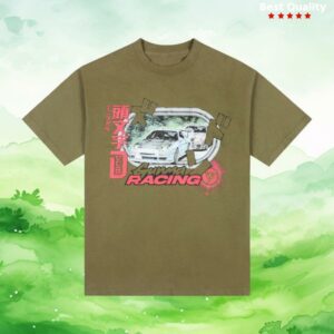 Hypland Merch Store Initial D Gunma Racing Shirt Olive