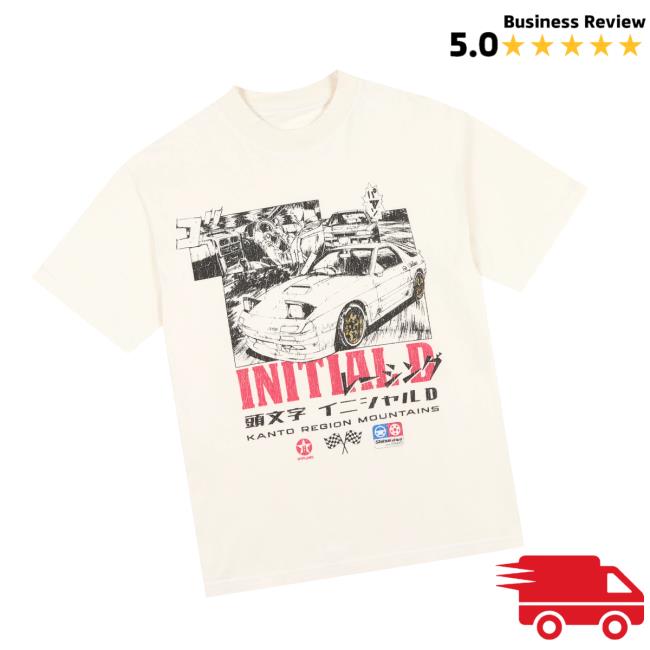 Hypland Merch Store Initial D Kanto Mountains Gas Shirt Hypland Merch Store Initial D Kanto Mountains Gas Shirt