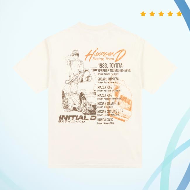 Hypland Merch Store Initial D Racing Team Shirt Hypland Merch Store Initial D Racing Team Shirt