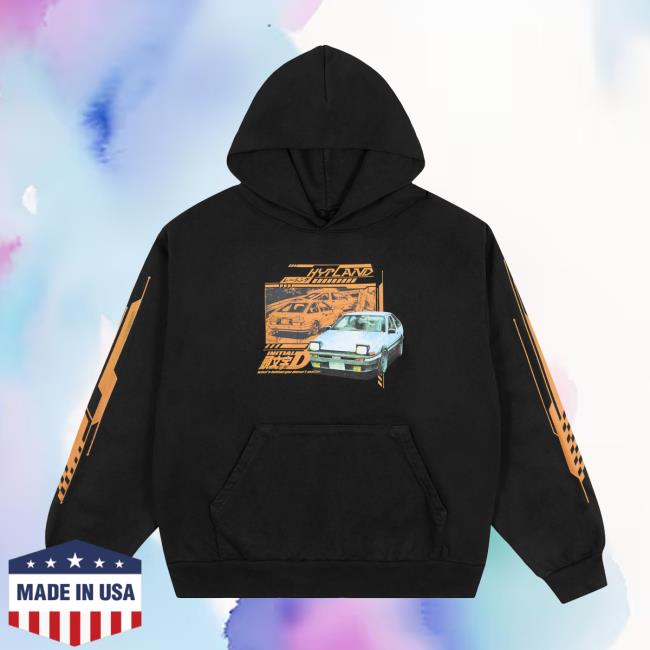 Hypland Merch Store Initial D Vehicle Hoodie Hypland Merch Store Initial D Vehicle Hoodie