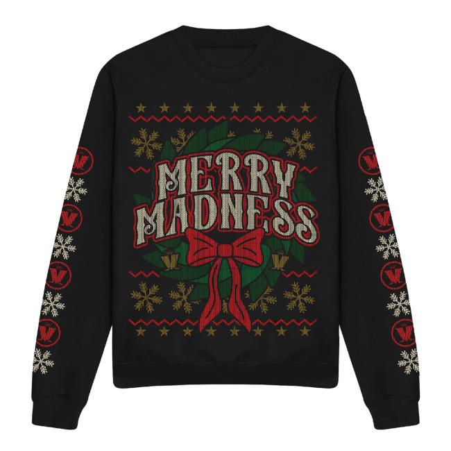 Madness Merch Store 2025 Mad Christmas Sweatshirt Black Madness Merch Store 2025 Mad Christmas Sweatshirt Black