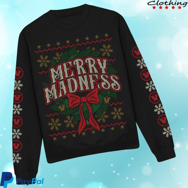 Madness Merch Store 2025 Mad Christmas Sweatshirt Black Madness Merch Store 2025 Mad Christmas Sweatshirt Black