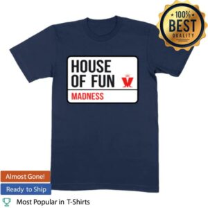 Madness Merch Store Street Sign T-Shirt Navy