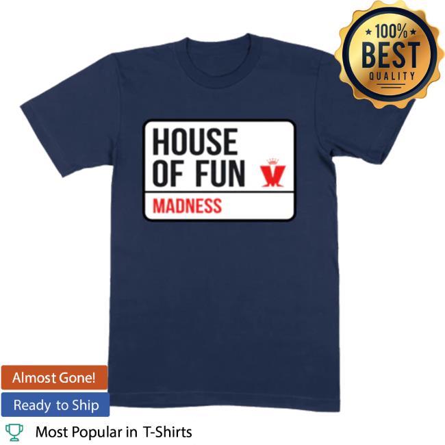 Madness Merch Store Street Sign T-Shirt Navy Madness Merch Store Street Sign T-Shirt Navy