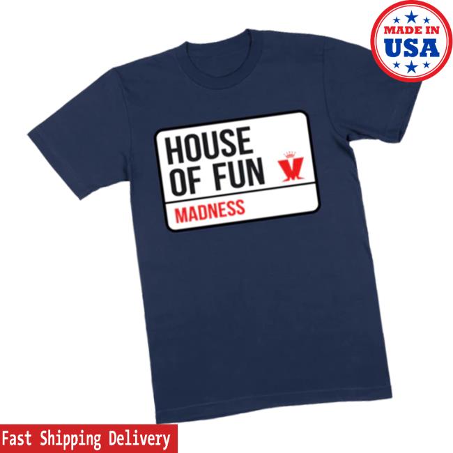 Madness Merch Store Street Sign T-Shirt Navy Madness Merch Store Street Sign T-Shirt Navy