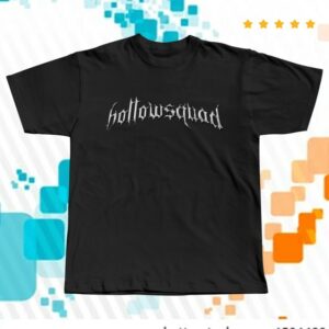 Hollowsquad La Store Merch Winged Chrome Black Tee