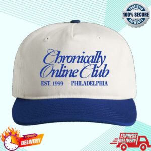 Nicole Rafiee Merch Store Chronically Online Club Hat Blue