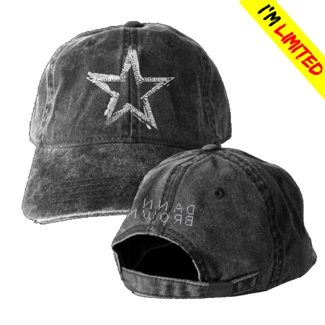 Danny Brown Merch Store Stardust Dad Hat Danny Brown Merch Store Stardust Dad Hat