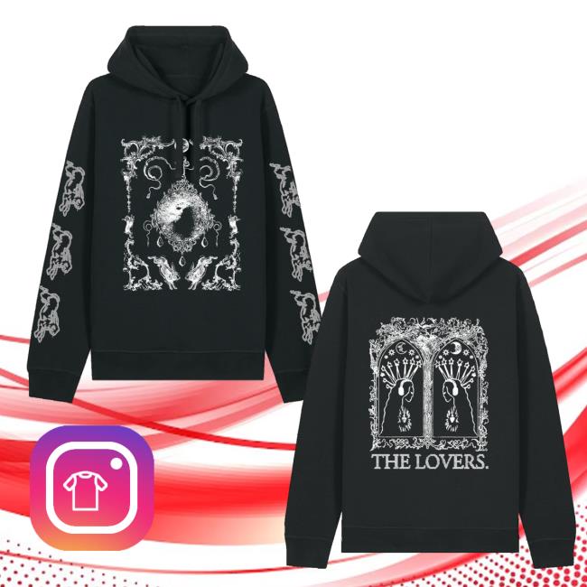 Erin Lecount Merch Store The Lovers Black Hoody Erin Lecount Merch Store The Lovers Black Hoody