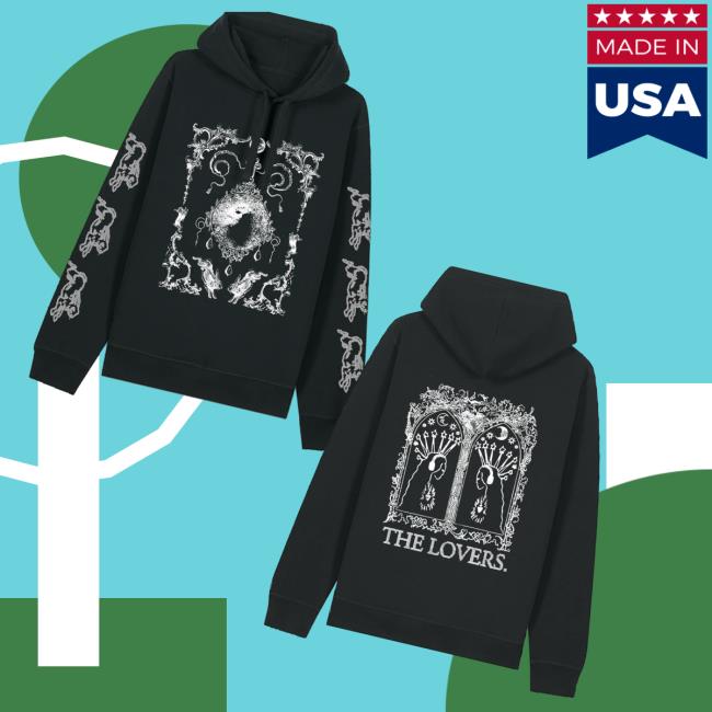 Erin Lecount Merch Store The Lovers Black Hoody Erin Lecount Merch Store The Lovers Black Hoody