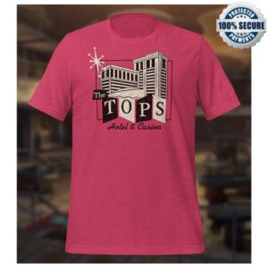 Bethesda Gear Merch Store Fallout New Vegas The Tops Casino Tee