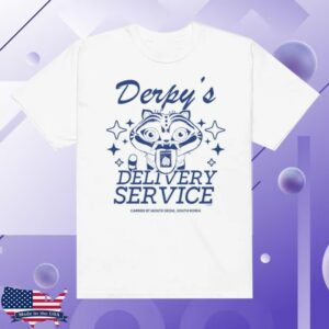 Netflix Store Merch Kpop Demon Hunters Derpy’s Delivery Service Comfort Colors T-Shirt