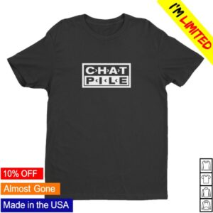 Chatpile Store Merch MasksSifting Black T-Shirt