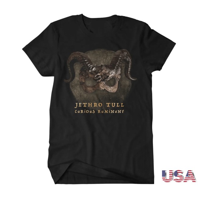 Jethro Tull Store Merch Curious Ruminant T-Shirt Jethro Tull Store Merch Curious Ruminant T-Shirt