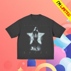 Danny Brown Merch Store Stardust Album Cover T-Shirt Black
