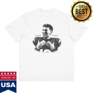 Bo Nix Merch Store Bo Nix Overdogs Box T-Shirt White