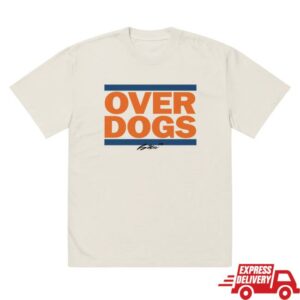 Bo Nix Merch Store Bo Nix Overdogs Oversized T-Shirt