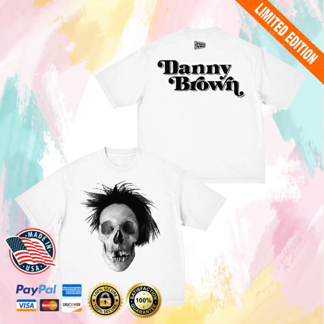 Danny Brown Store Merch Old Skull T-Shirt Danny Brown Store Merch Old Skull T-Shirt