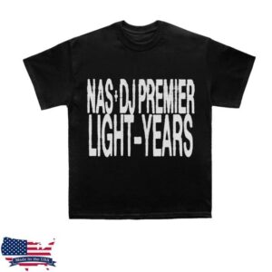 Mass Appeal Merch Store Nas & Dj Premier Light Years T-Shirt Ii