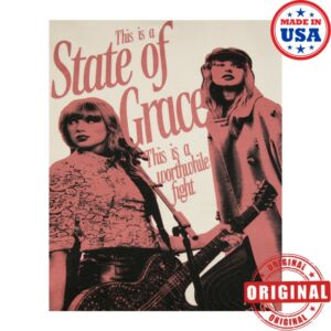 Taylor Swift Store Merch Red Taylor’s Version State Of Grace Hoodie