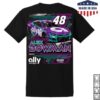 kenny Hendrick Motorsports Store Merch Alex Bowman 48 Ally Bolt T Shirt ut