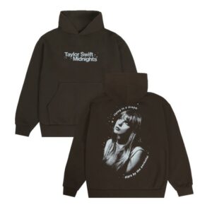 Taylor Swift Merch Store Taylor Swift Midnights Living In A Dream Brown Hoodie