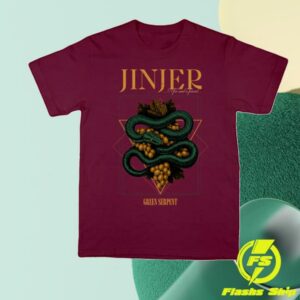 Jinjer Merch Store Green Serpent T-Shirt