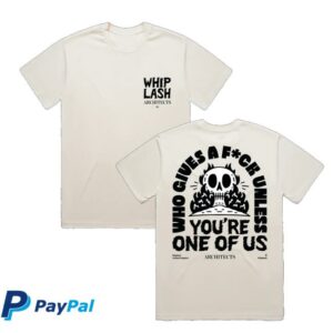 Architects Merch Store Who Gives A Fuck Whiplash Ecru Tee