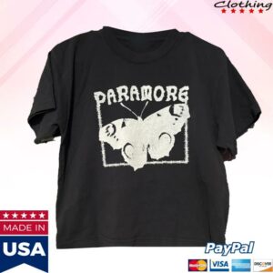 Lizzybtq Merch Store Paramore Boxy Black Tee