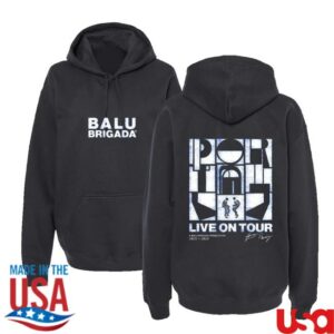 Hello Merch Store Balu Brigada Portal Live On Tour Hoodie