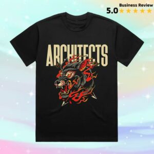 Architects Merch Store Wolf Tattoo Tee